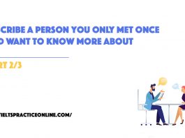 Describe a person you only met once and want to know more about