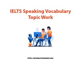 IELTS Speaking Vocabulary - Work
