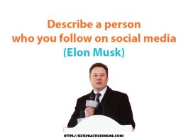 Describe a person who you follow on social media (Elon Musk)