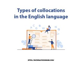 Types of collocations in the English language
