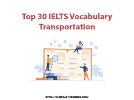 Top 30 IELTS Vocabulary Transportation