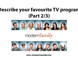 Describe your favourite TV program (Part 2/3)