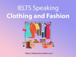 IELTS Speaking Clothing and Fashion 