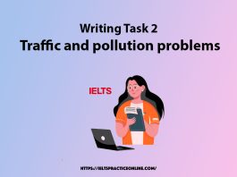 Writing Task 2 Traffic and pollution problems