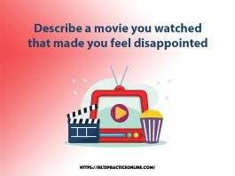 Describe a movie you watched that made you feel disappointed