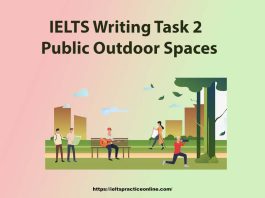IELTS Writing Task 2 Public Outdoor Spaces