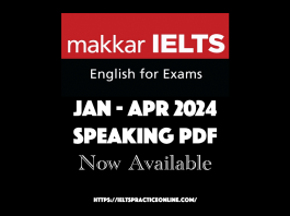 Makkar IELTS Speaking Jan to Apr 2024 Final Version [PDF]